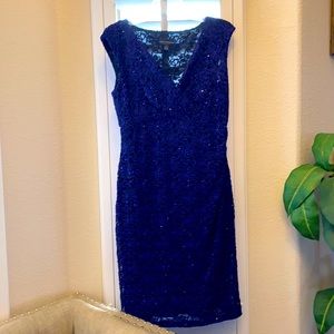 Purple sequence dress